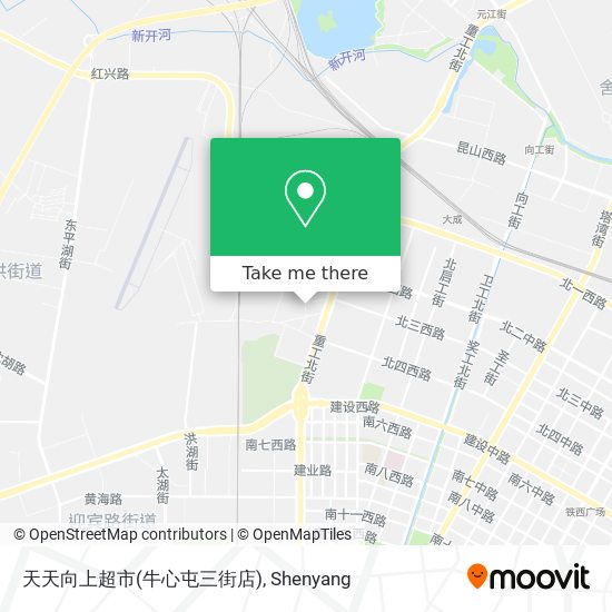 天天向上超市(牛心屯三街店) map