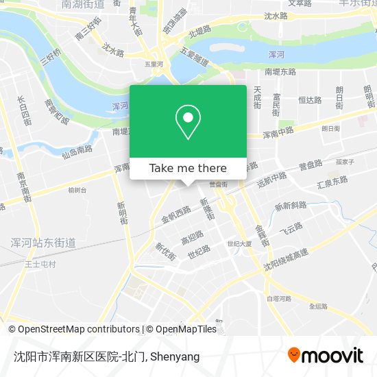 沈阳市浑南新区医院-北门 map