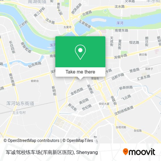 军诚驾校练车场(浑南新区医院) map