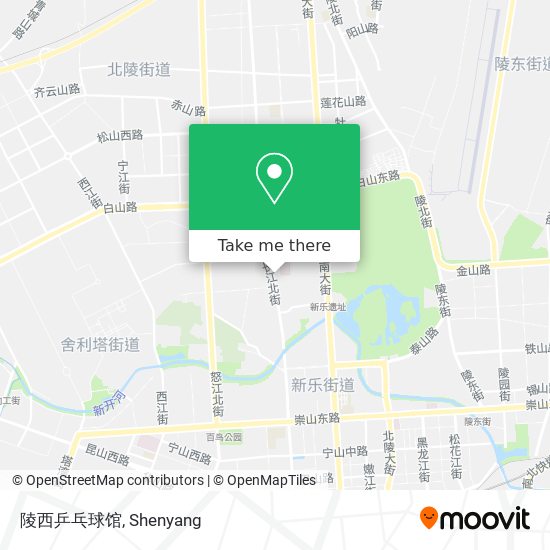 陵西乒乓球馆 map