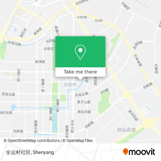 全运村社区 map