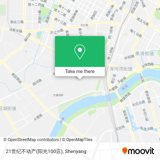 21世纪不动产(阳光100店) map