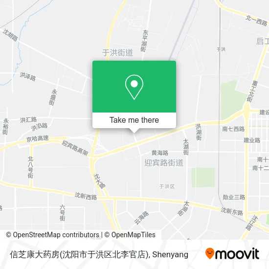 信芝康大药房(沈阳市于洪区北李官店) map