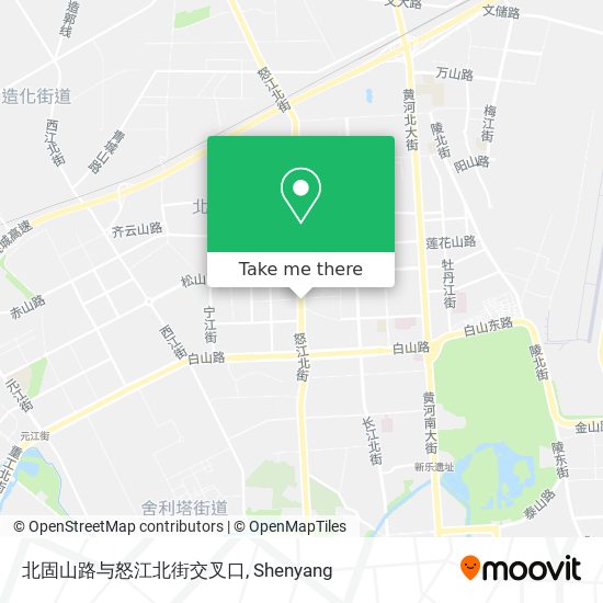 北固山路与怒江北街交叉口 map