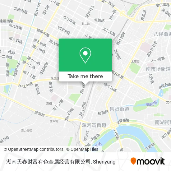 湖南天春财富有色金属经营有限公司 map