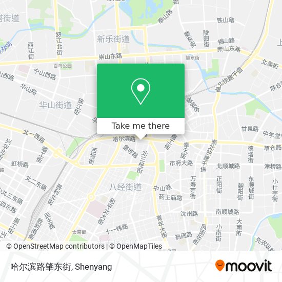 哈尔滨路肇东街 map