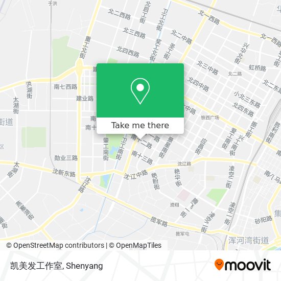 凯美发工作室 map