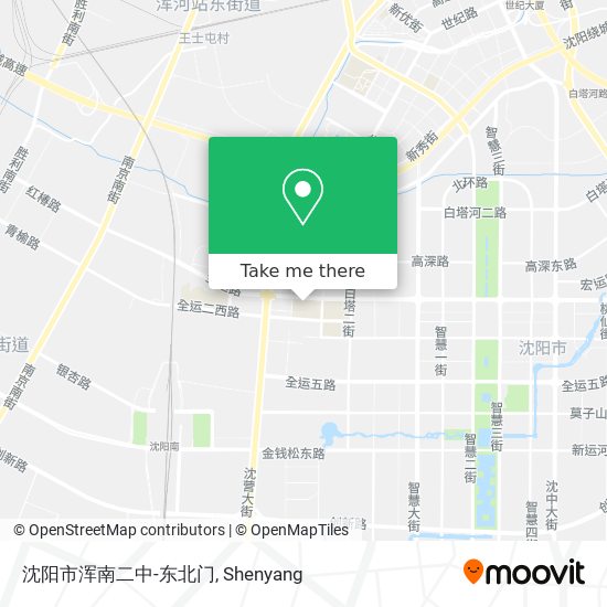 沈阳市浑南二中-东北门 map