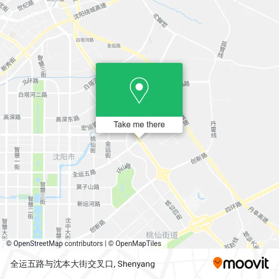 全运五路与沈本大街交叉口 map