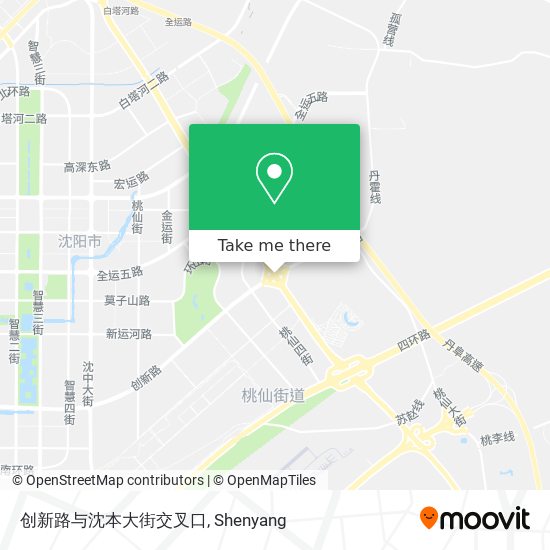 创新路与沈本大街交叉口 map