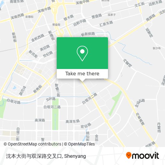沈本大街与双深路交叉口 map