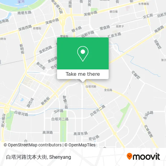 白塔河路沈本大街 map