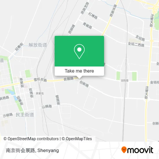 南京街会展路 map
