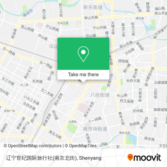 辽宁世纪国际旅行社(南京北街) map