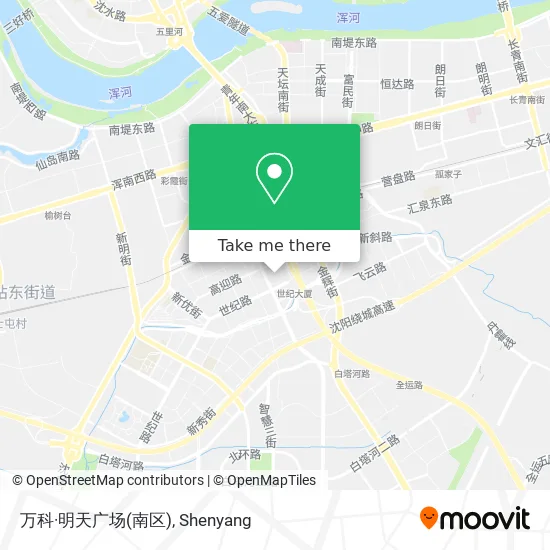 万科·明天广场(南区) map