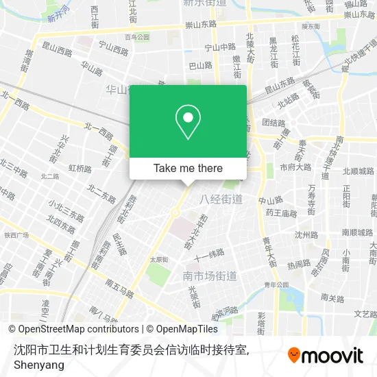 沈阳市卫生和计划生育委员会信访临时接待室 map