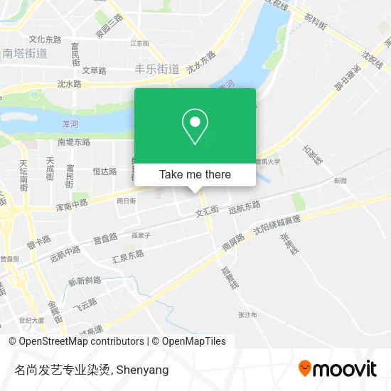 名尚发艺专业染烫 map