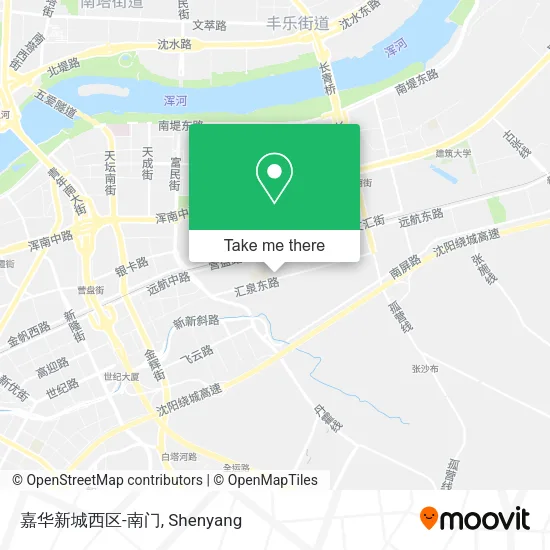 嘉华新城西区-南门 map