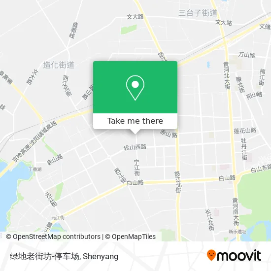 绿地老街坊-停车场 map