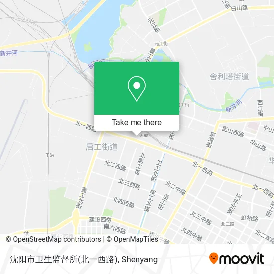 沈阳市卫生监督所(北一西路) map