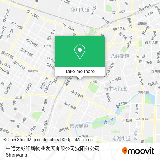 中远太戴维斯物业发展有限公司沈阳分公司 map