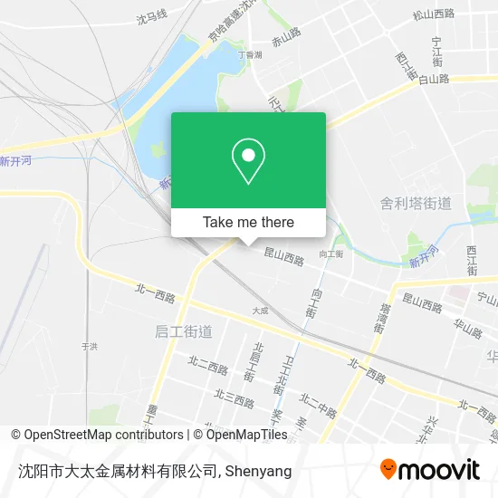 沈阳市大太金属材料有限公司 map