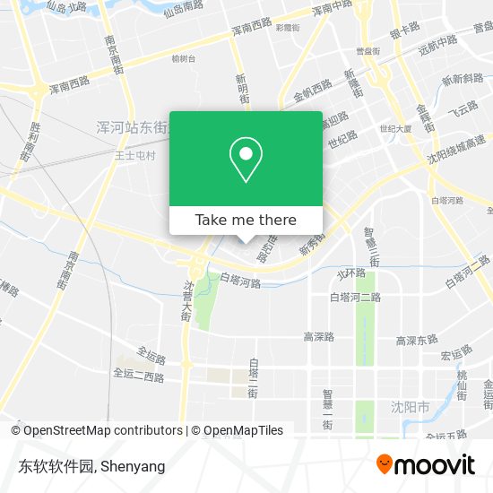 东软软件园 map
