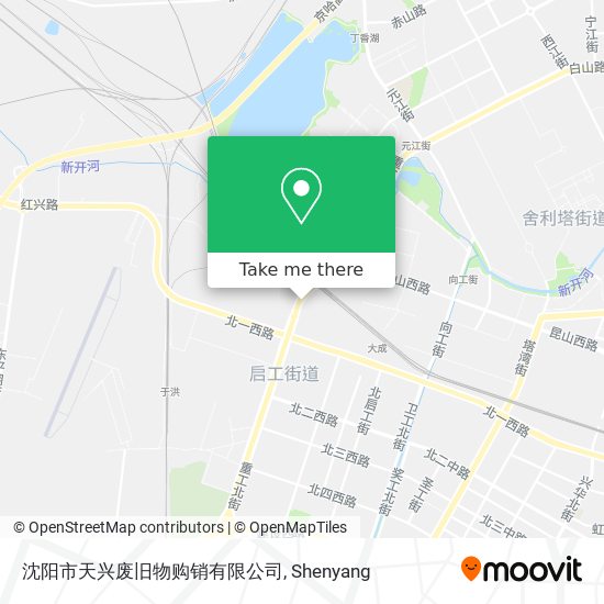 沈阳市天兴废旧物购销有限公司 map