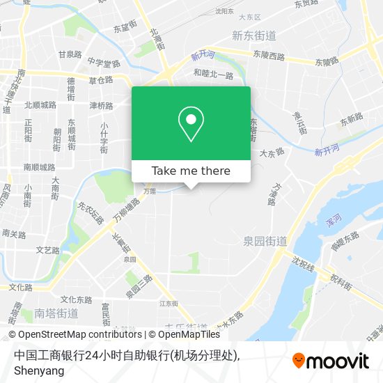 中国工商银行24小时自助银行(机场分理处) map