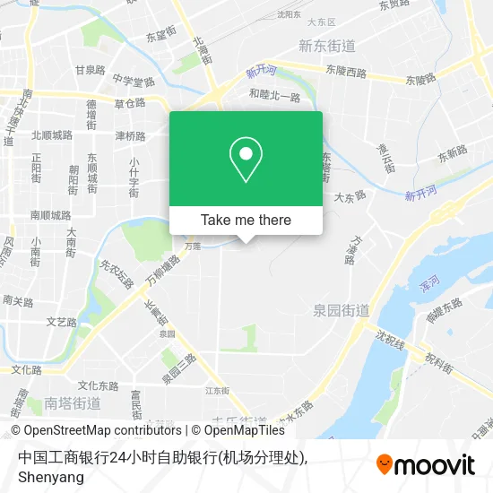 中国工商银行24小时自助银行(机场分理处) map