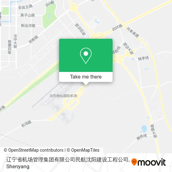 辽宁省机场管理集团有限公司民航沈阳建设工程公司 map