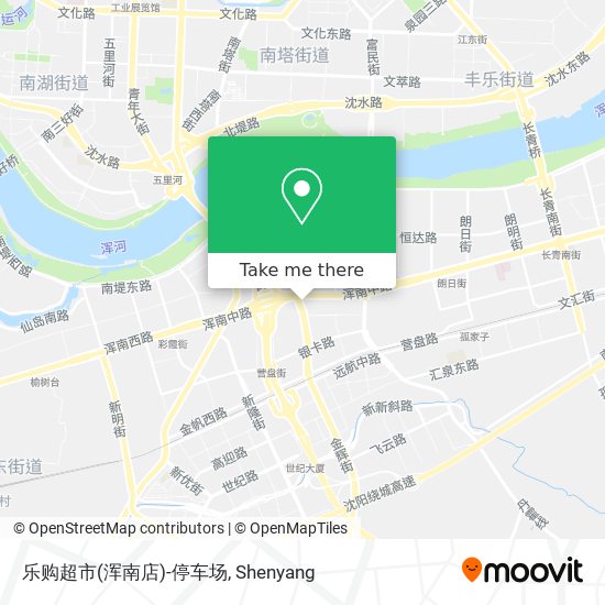 乐购超市(浑南店)-停车场 map