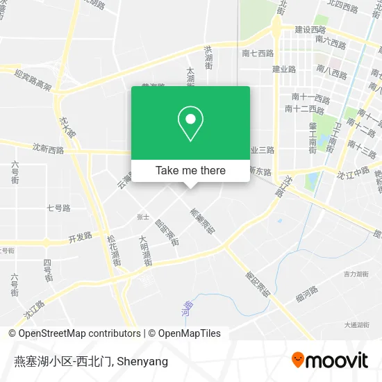 燕塞湖小区-西北门 map