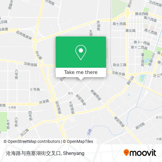沧海路与燕塞湖街交叉口 map