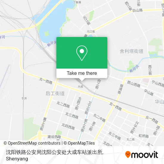 沈阳铁路公安局沈阳公安处大成车站派出所 map