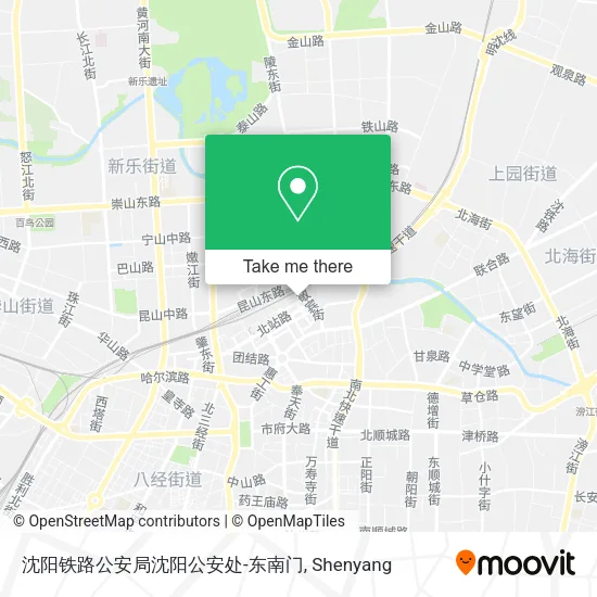 沈阳铁路公安局沈阳公安处-东南门 map