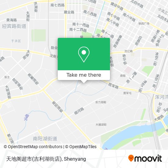 天地阁超市(吉利湖街店) map