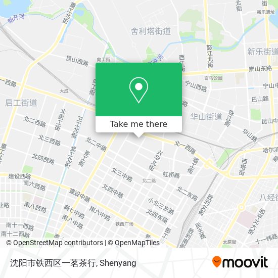 沈阳市铁西区一茗茶行 map