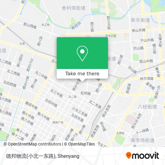 德邦物流(小北一东路) map