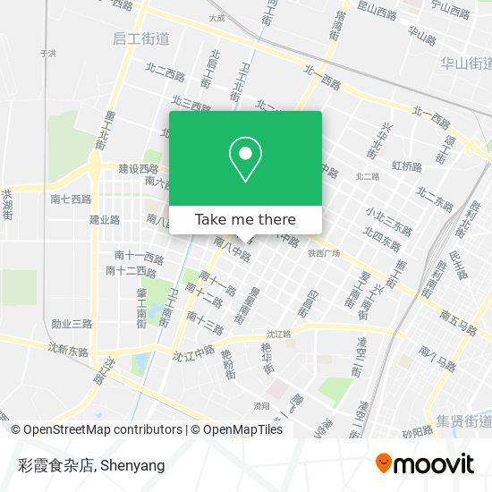 彩霞食杂店 map