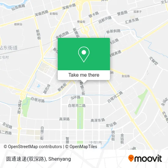 圆通速递(双深路) map