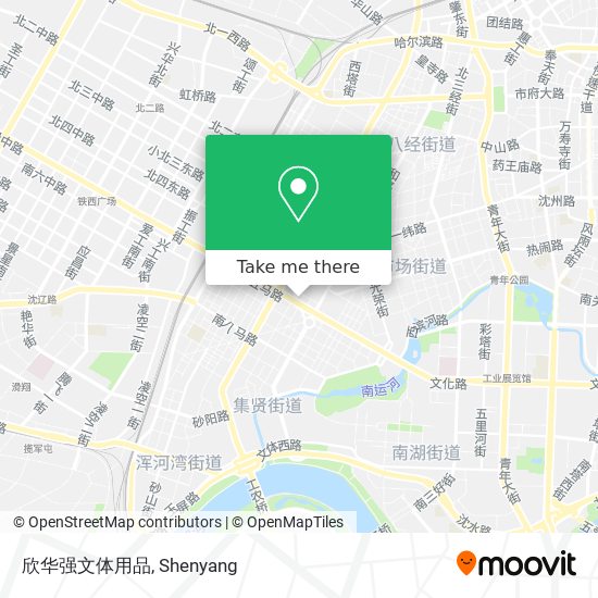 欣华强文体用品 map