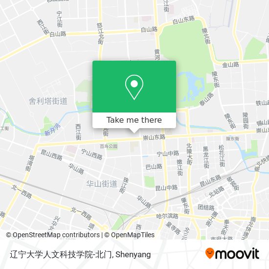 辽宁大学人文科技学院-北门 map