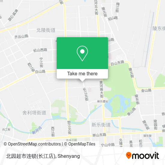 北园超市连锁(长江店) map