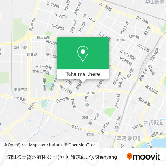 沈阳赖氏货运有限公司(恒润·雅筑西北) map