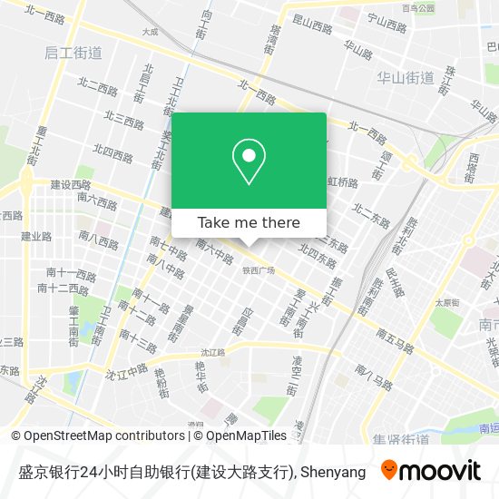 盛京银行24小时自助银行(建设大路支行) map