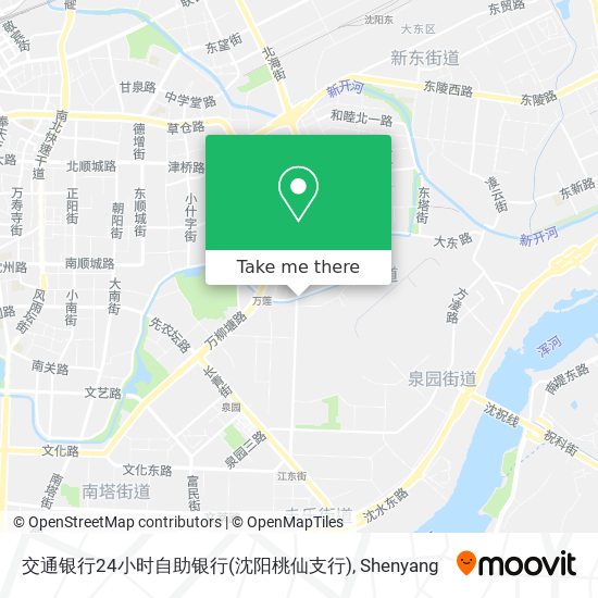 交通银行24小时自助银行(沈阳桃仙支行) map