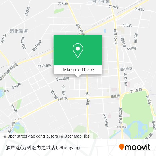 酒严选(万科魅力之城店) map