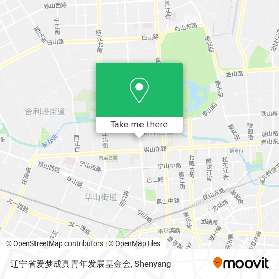 辽宁省爱梦成真青年发展基金会 map