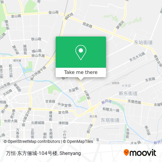 万恒·东方俪城-104号楼 map